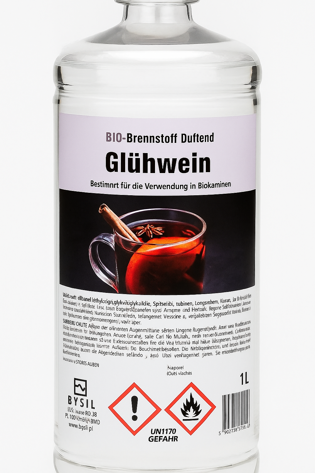 Bioethanol mit Duft – Aromatischer Brennstoff für Biokamine (1L)