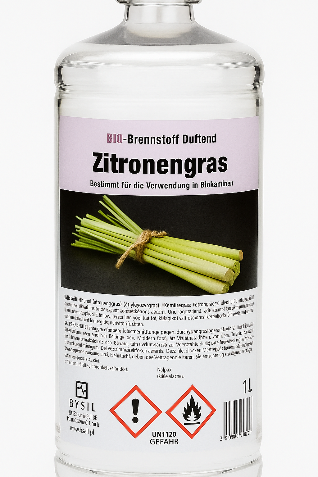 Bioethanol mit Duft – Aromatischer Brennstoff für Biokamine (1L)
