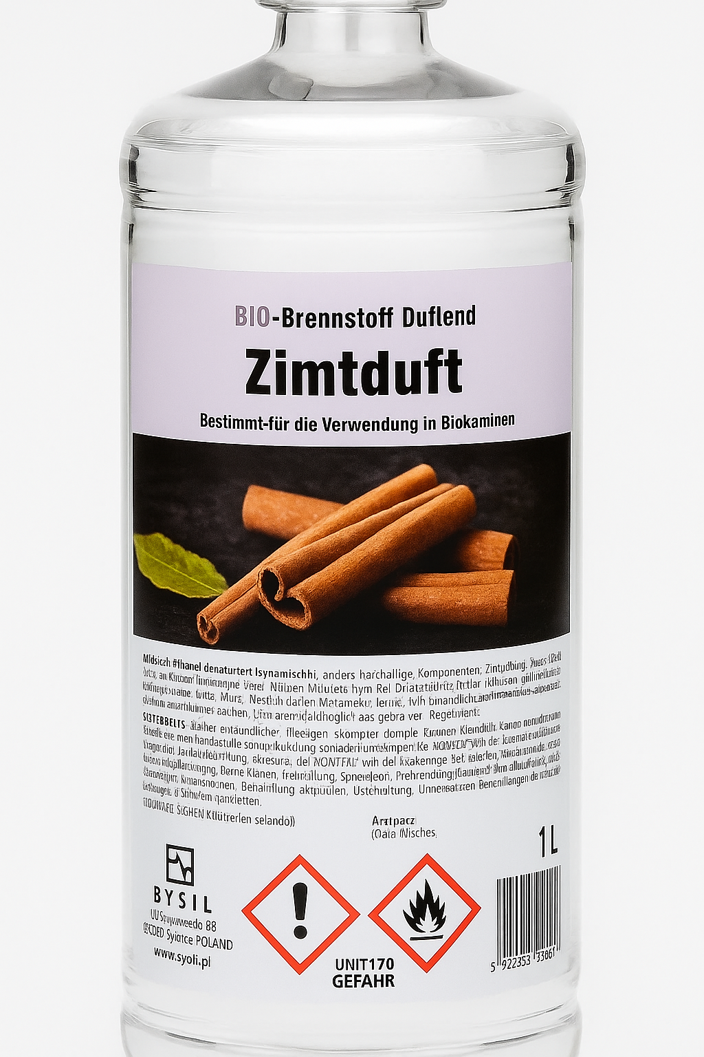 Bioethanol mit Duft – Aromatischer Brennstoff für Biokamine (1L)