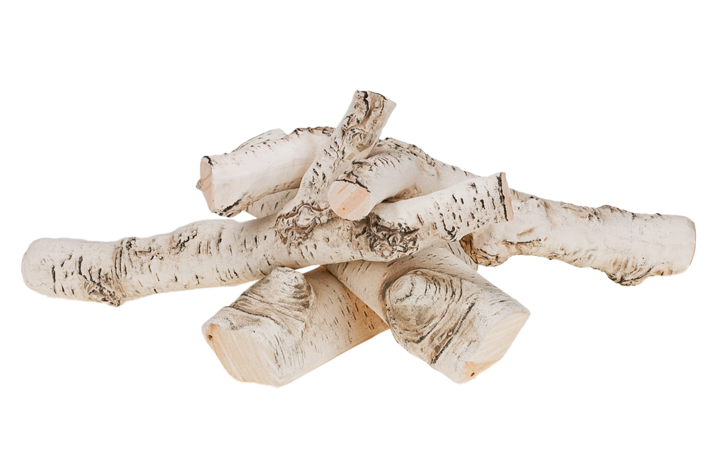 Keramik-Holzscheite – Birke