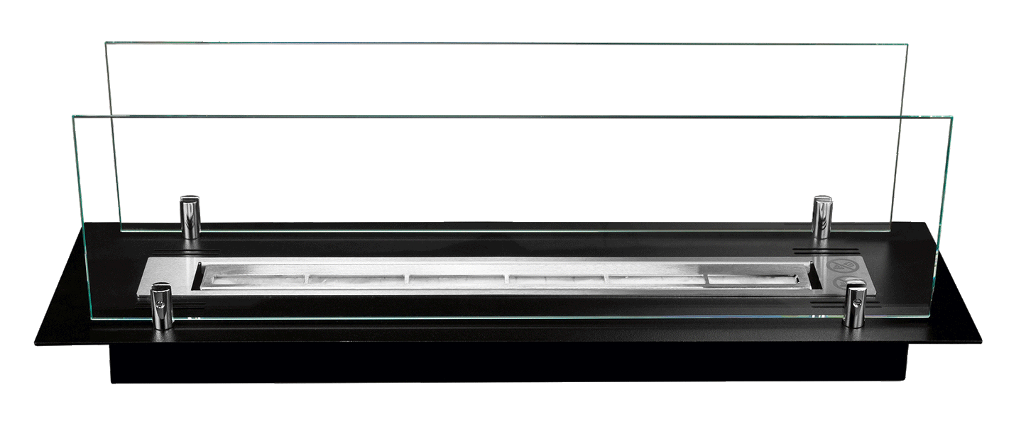 Einbau-Biokamin 65 cm (mit Glas)