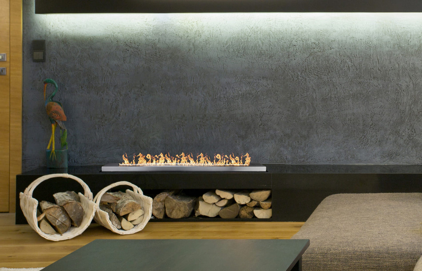 Einbau-Biokamin Line 900 (mit Linienbrenner)