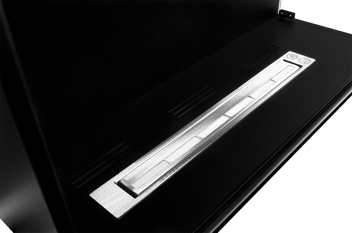 Eck-Einbaukamin BIO-EKO (rechts)