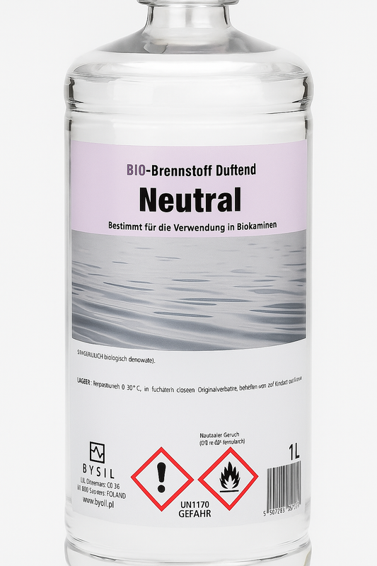 Bioethanol Neutral – geruchloser Brennstoff für Biokamine (1L / 5L)