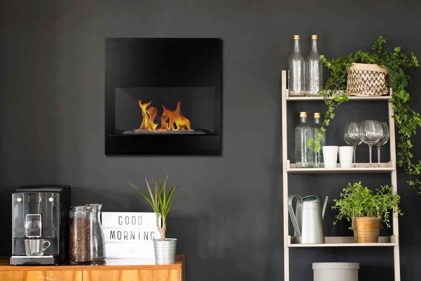 Wandbiokamin Nimbus