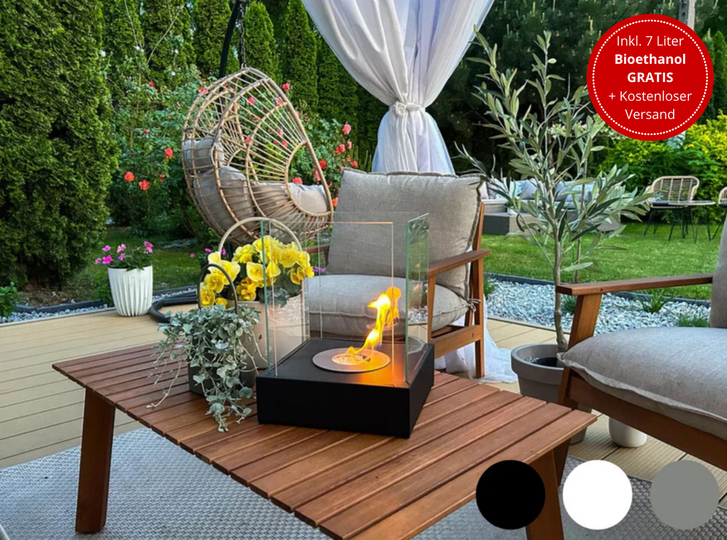 Standkamin Sunset Garden Mini