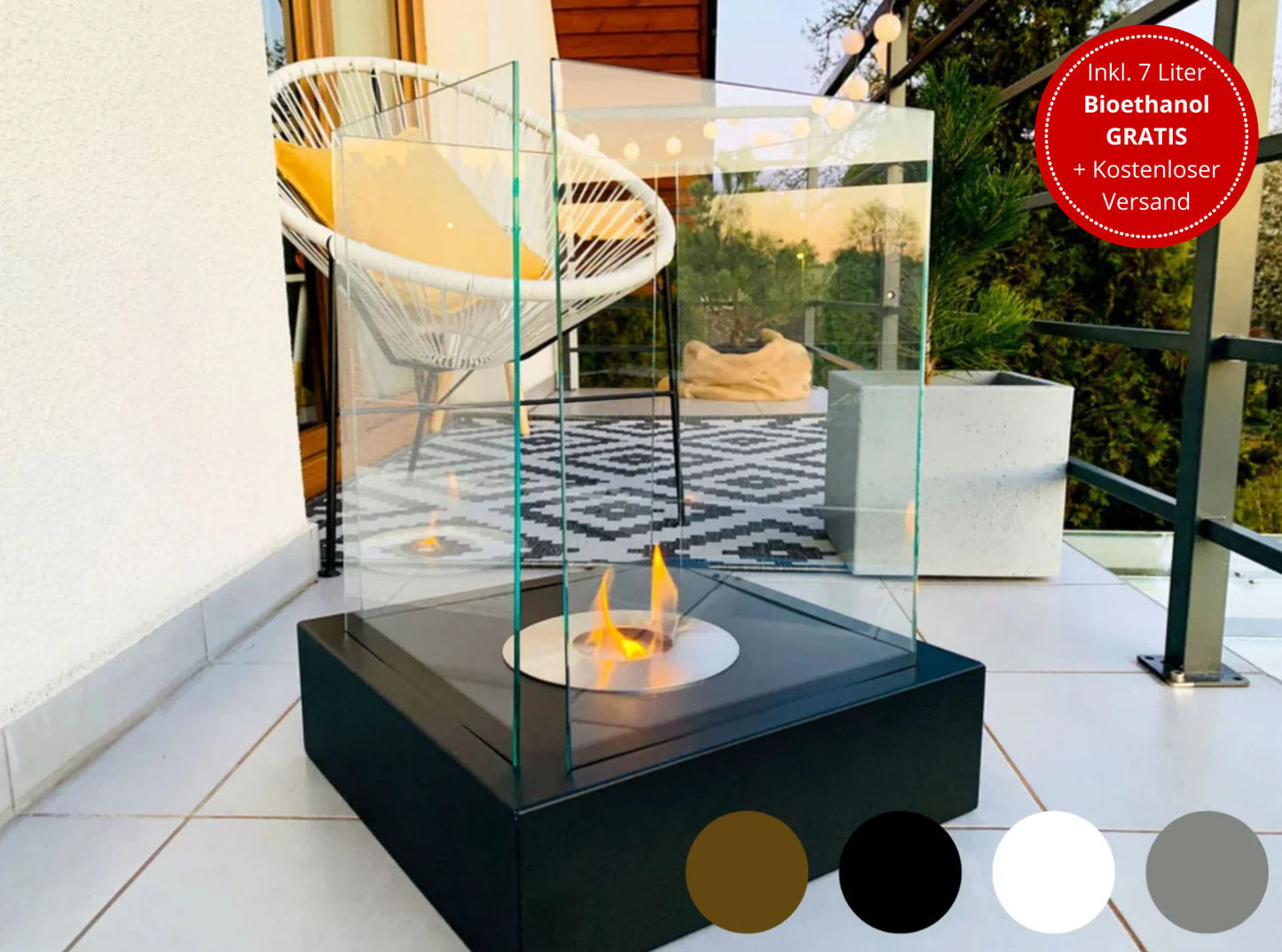 Standkamin Sunset Garden