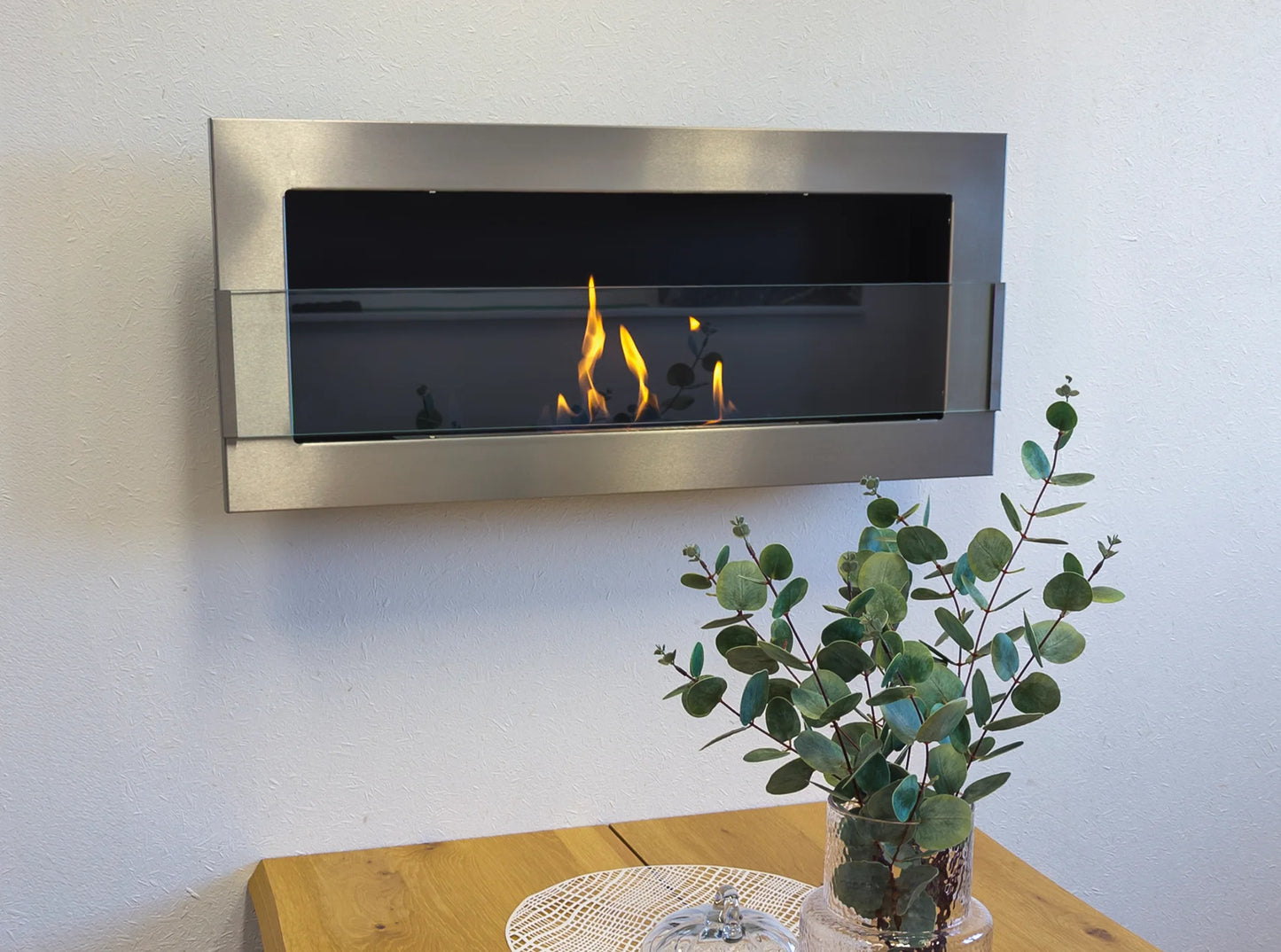 Wandbiokamin 900x400 Standard (mit/ohne Glas)