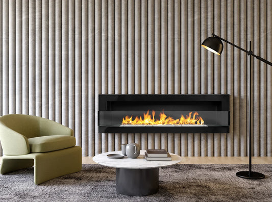 Schutzglas für Wand-Biokamin 1200×400