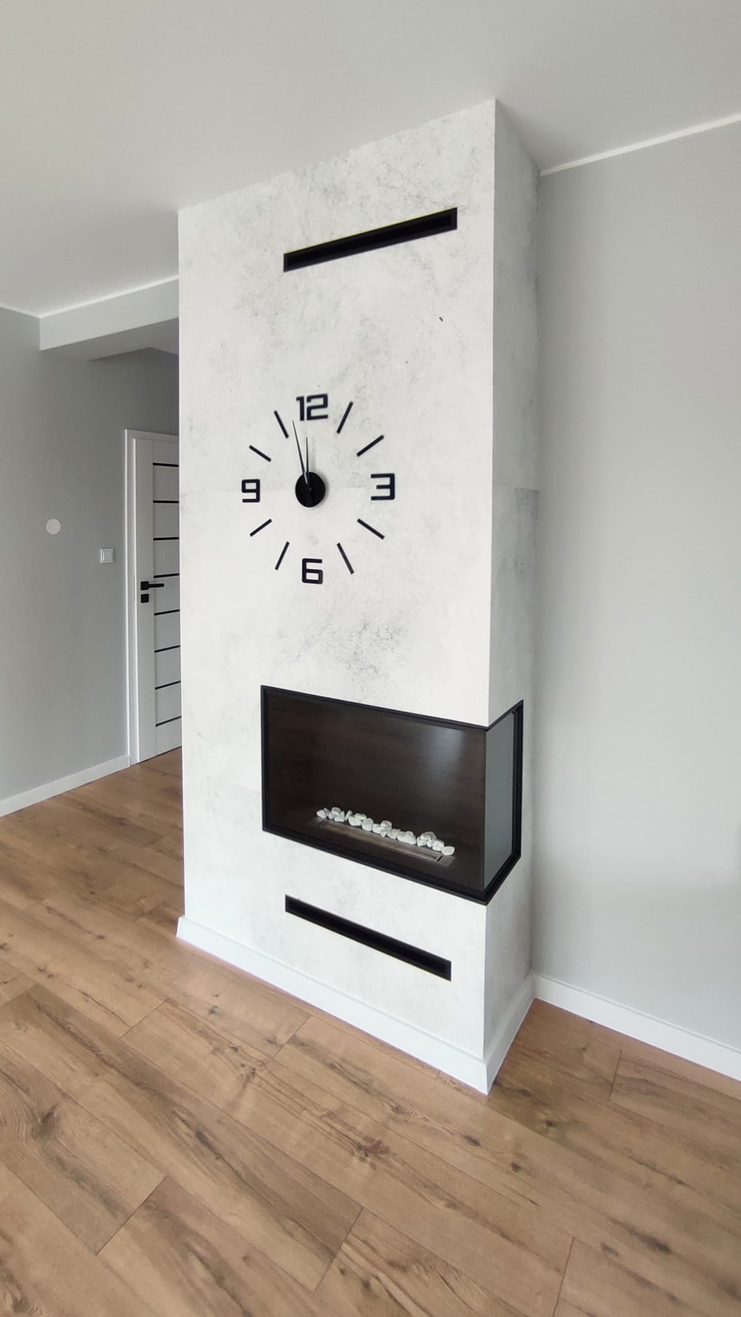 Eck-Einbaukamin BIO-EKO (rechts)