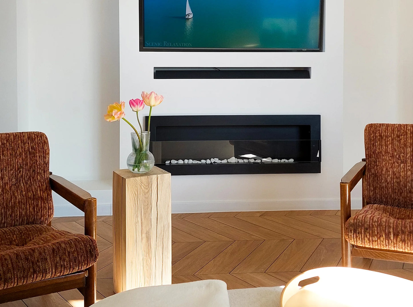 Wandbiokamin 1200x400 (mit Glas)