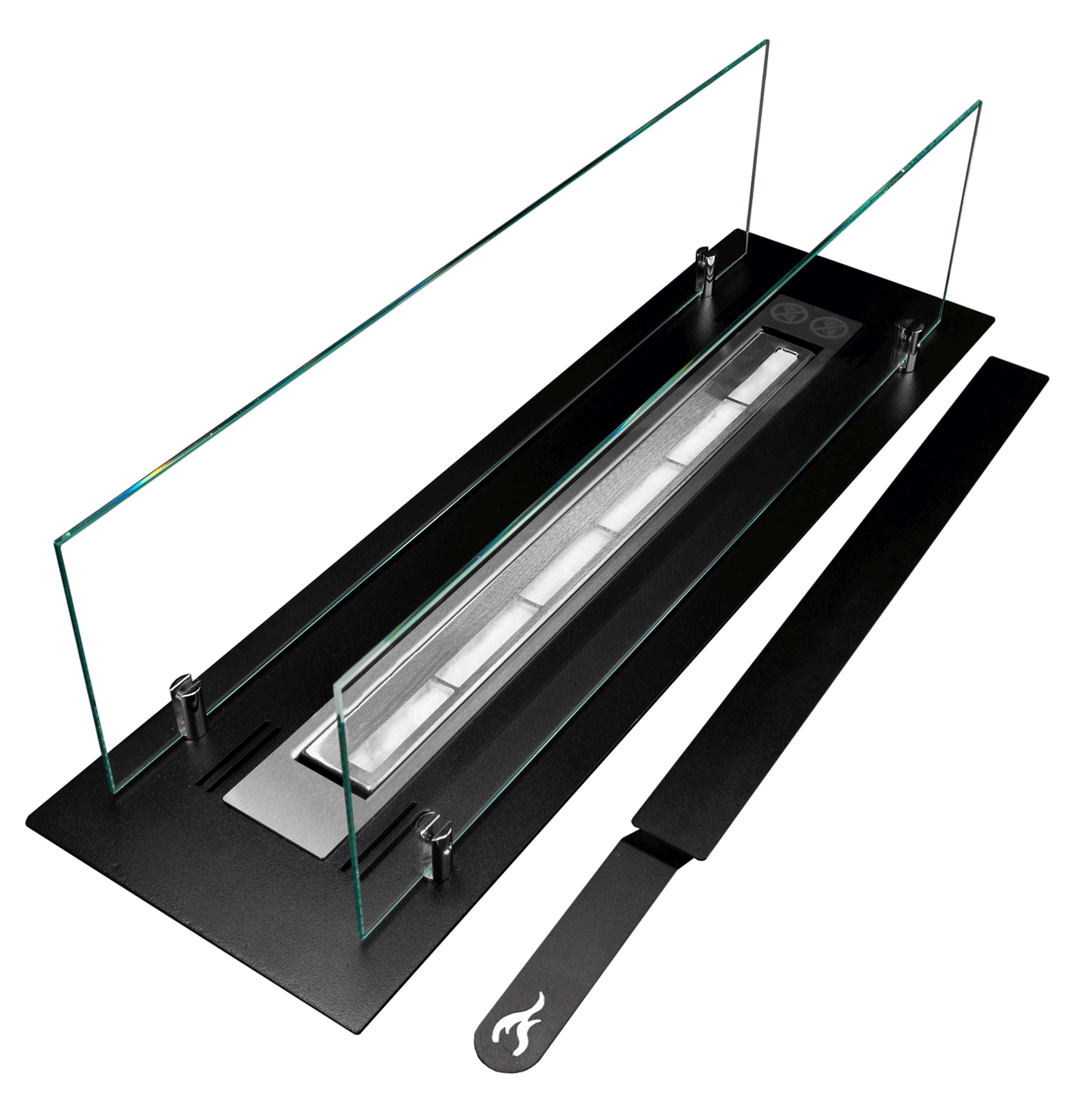 Einbau-Biokamin 65 cm (mit Glas)
